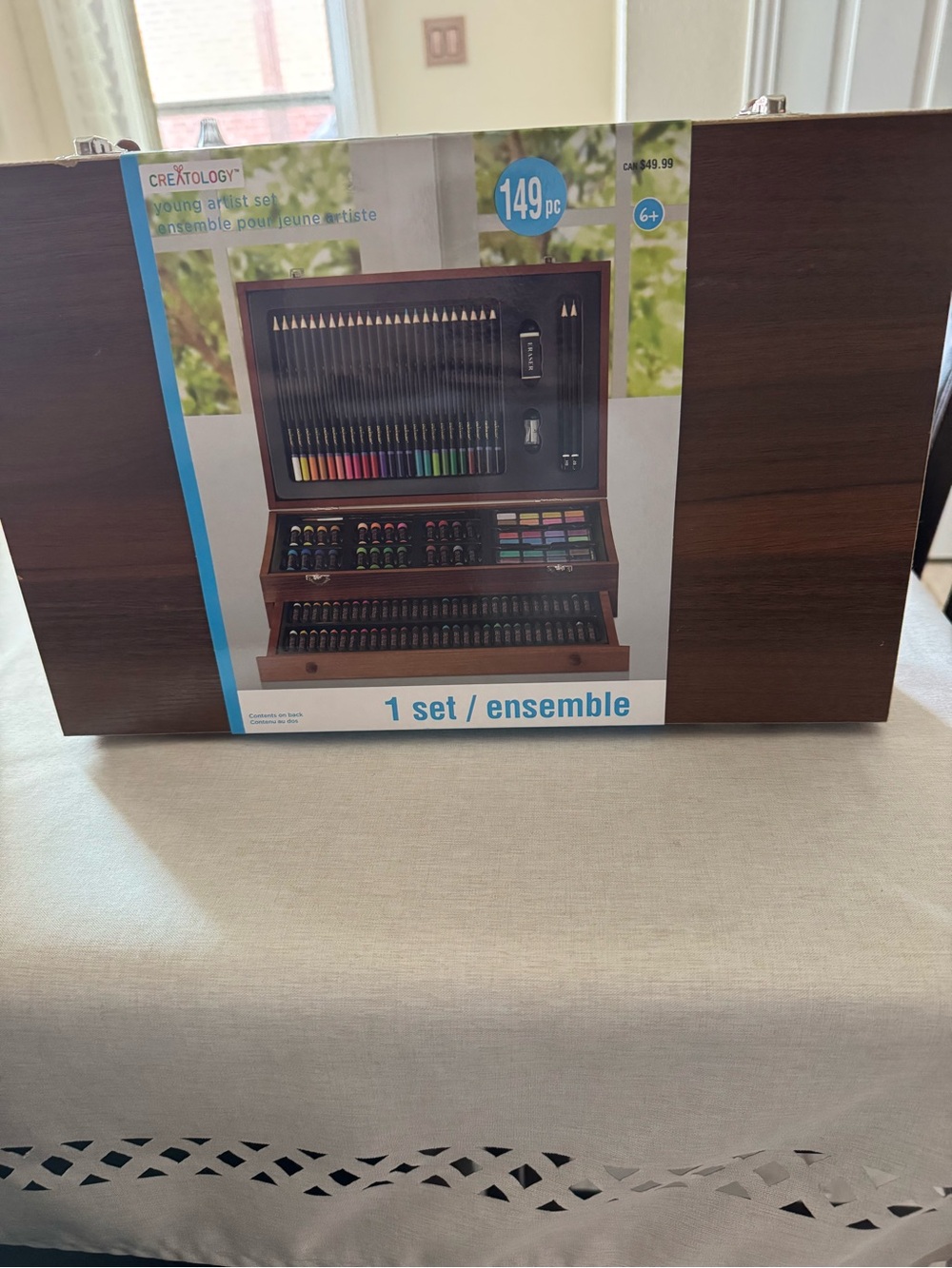 Creatology Young Artist Set Art Set 149 PC Wood Case
